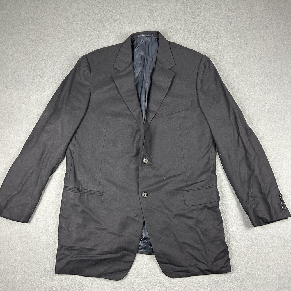 Ermenegildo Zegna Sport Coat Mens 56L Blue Wool 2 Button 15 Milmil 15